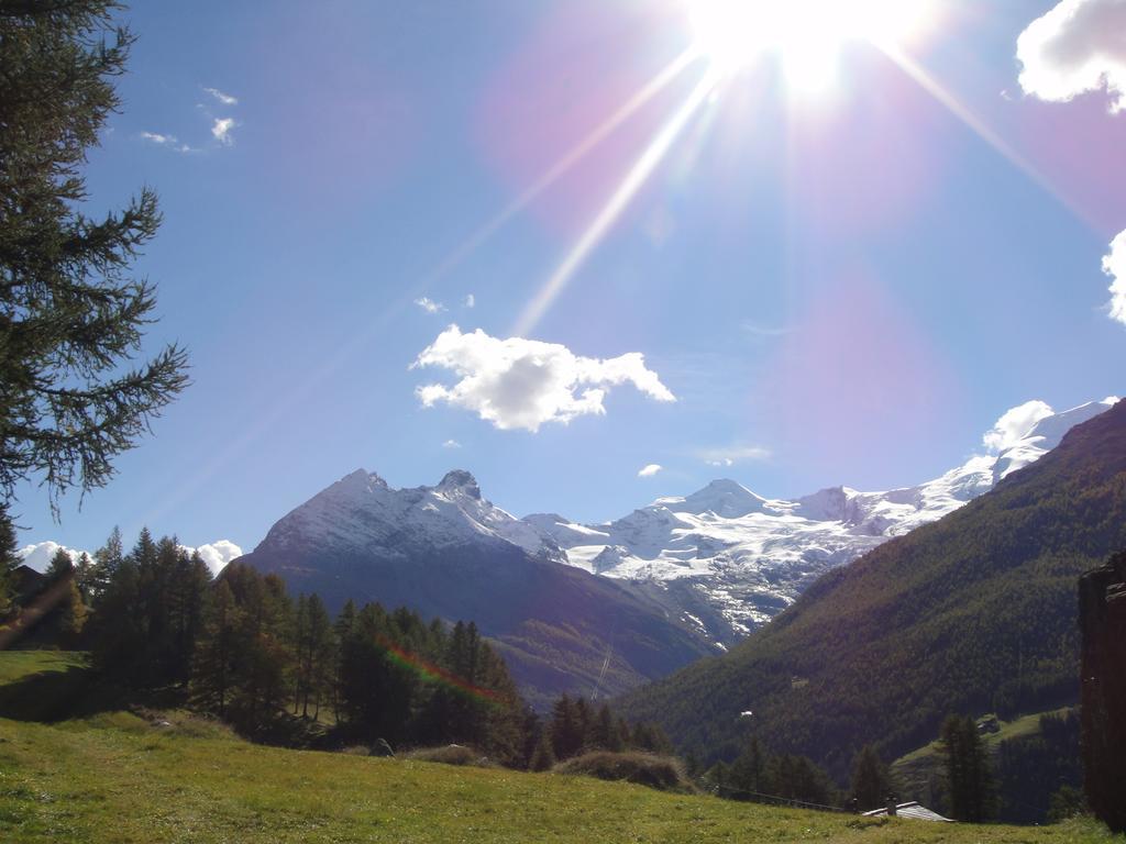 Haus Alpenstern Apartman Saas-Grund Kültér fotó